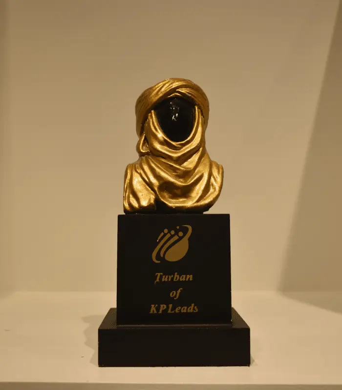 Turban of KPLeads Commemorative Statuette