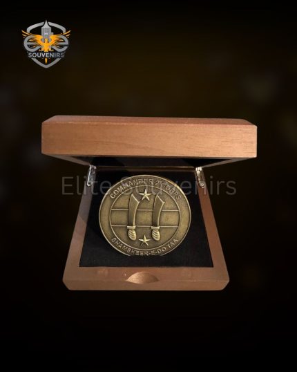Custom Military Coin in Wooden Box-2 Elite Souvenirs