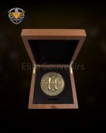 Custom Military Coin in Wooden Box Elite Souvenirs