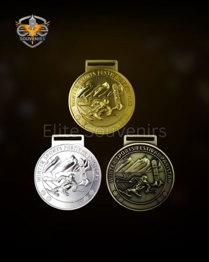 Custom Winter Sports Festival Medals