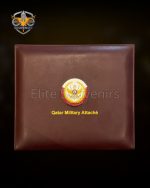 Qatar Military Attaché Commemorative Plaque