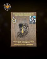 Pakistan Air Force – Operation Zarb-e-Azb commemorative wooden plaque