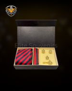 Custom Military Tie and Cufflink Set Officer Presentation Box