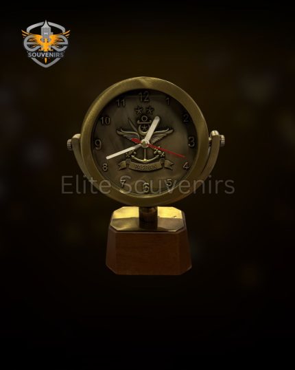 military-commemorative-brass-desk-clock