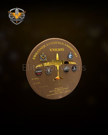 Military Commemorative Desk Plaque UAV Squadron Souvenir (2)