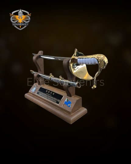 Miniature Ceremonial Sword Desk Display Command Souvenir
