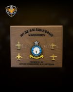 Pakistan Air Force No 52 AM Squadron Markhors Wooden Plaque (2)
